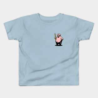 Pablo the Pig - Big Appetite Logo Kids T-Shirt